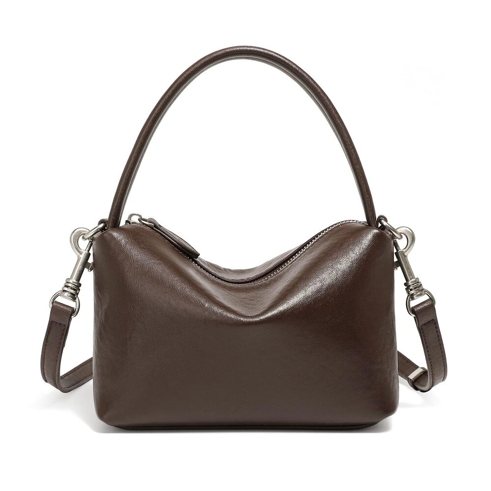 7755 Leather Shoulder Bag, Crossbody Bags , Top Handle Handbag, Small Hobo